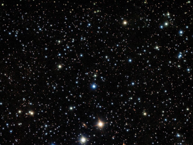 A shot of space with the brightest of all time gamma-ray location