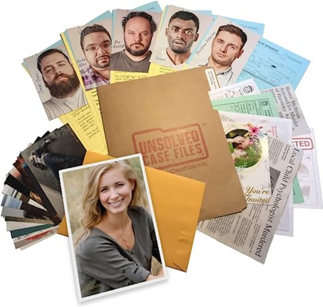 This murder mystery case file has multiple challenges and a bunch of evidence.