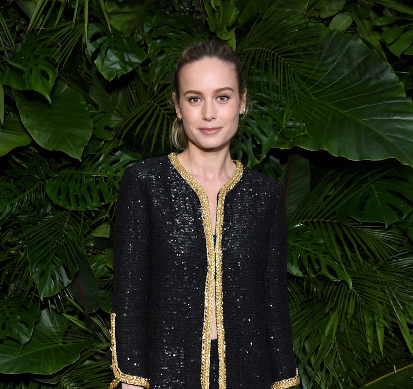 Brie Larson attends the CHANEL and Charles Finch Pre-Oscar Awards Dinner 