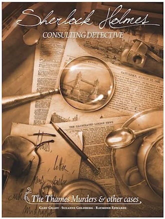 This cooperative Sherlock Holmes murder mystery game is great for small groups.