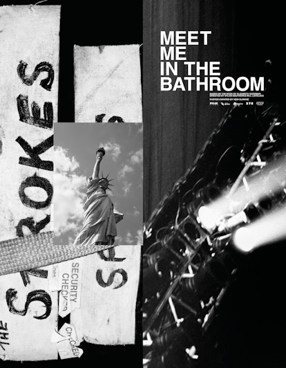 The poster for Meet Me in the Bathroom, created by Hedi Slimane
