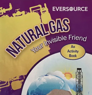 Pro-gas activities books like this one are being distributed to schools by gas companies. 