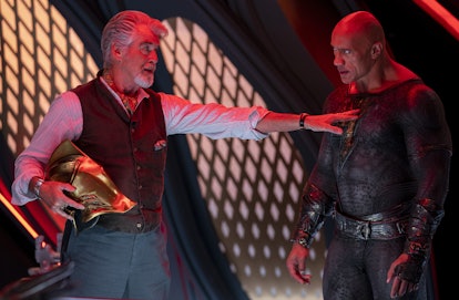 Pierce Brosnan and Dwayne Johnson in 'Black Adam'