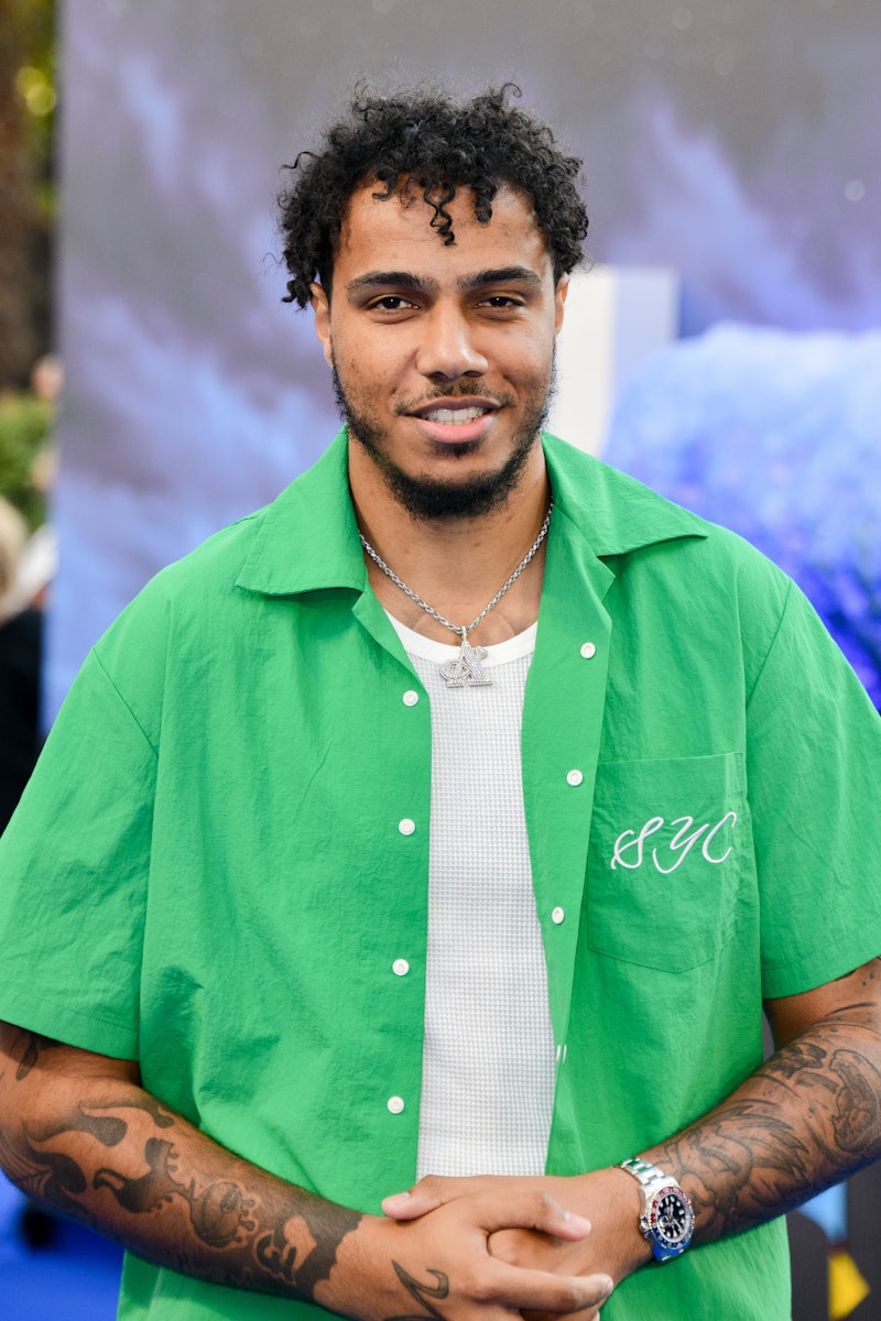 AJ Tracey at the London premiere of Nope in July 2022