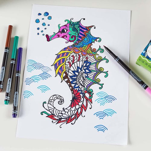 The best markers for adult coloring books offer vibrant color without bleeding through the paper. Th…