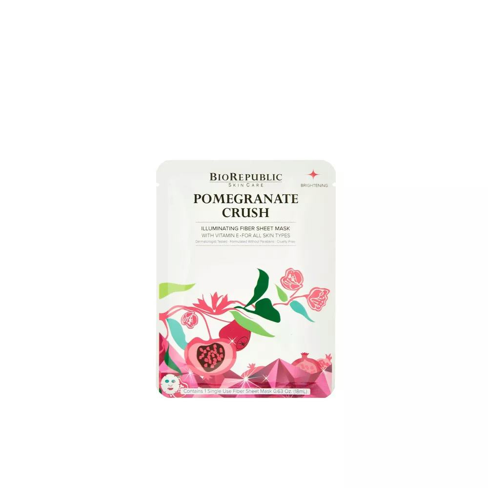 BioRepublic SkinCare Pomegranate Crush Illuminating Mask
