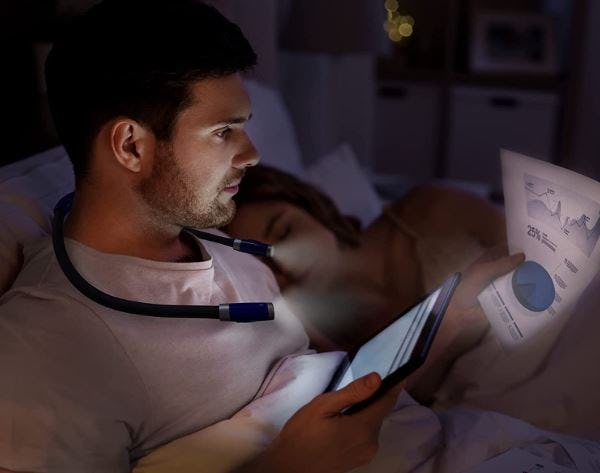 Vekkia Rechargeable LED Neck Reading Light