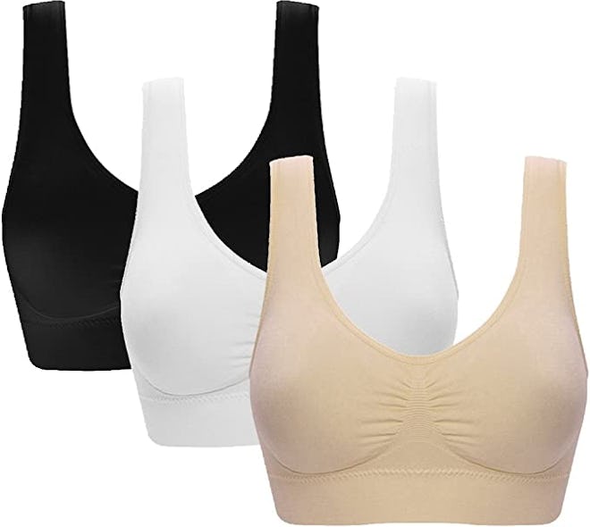 Hiking Gril Low-Impact Bra (3-Pack)