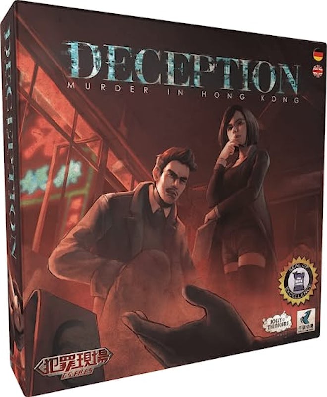 If you're looking for a fast-paced murder mystery game, check out Deception: Murder in Hong Kong.