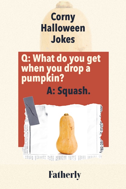 Corny Halloween Jokes: What do you get when you drop a pumpkin?