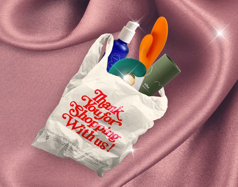 Walmart sex toys in their plastic shopping bag