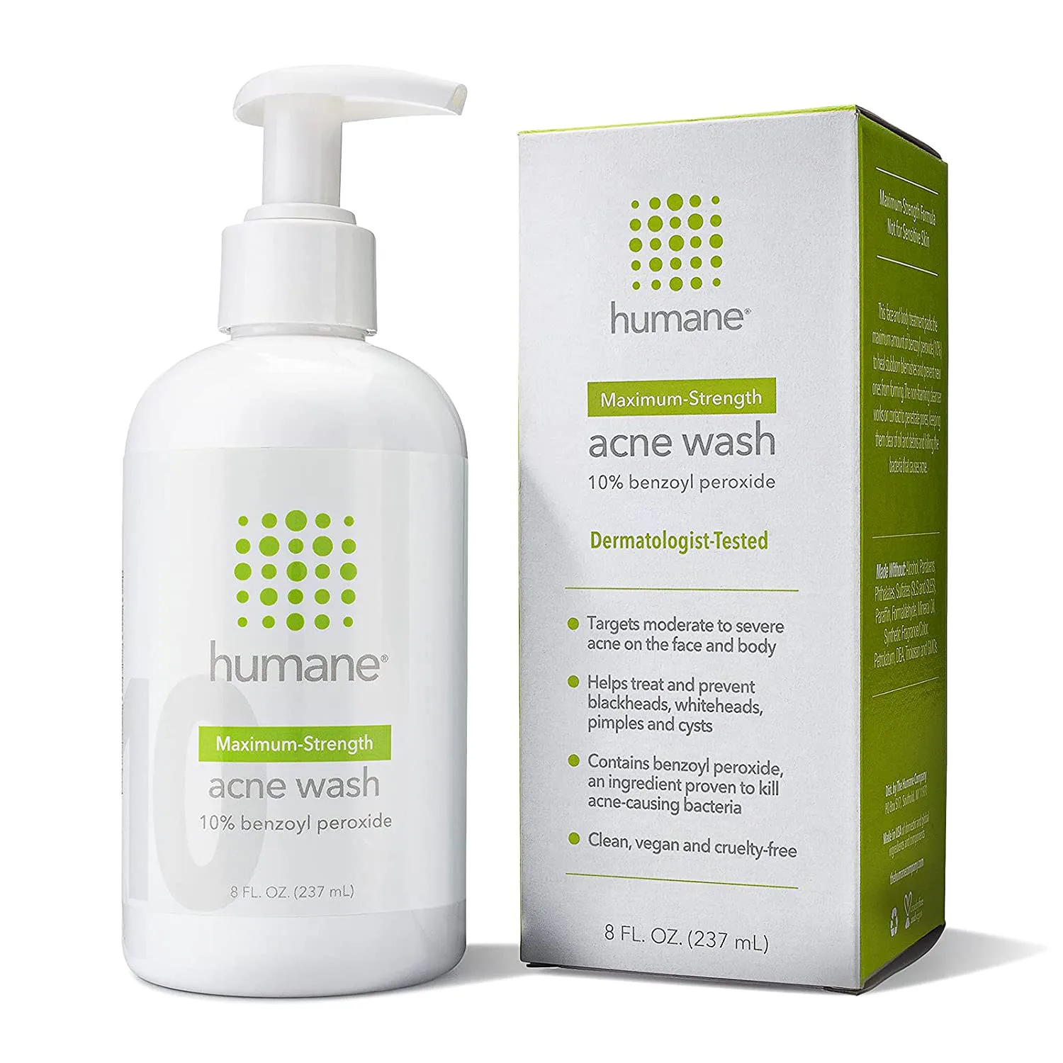Humane Maximum Strength Acne Wash