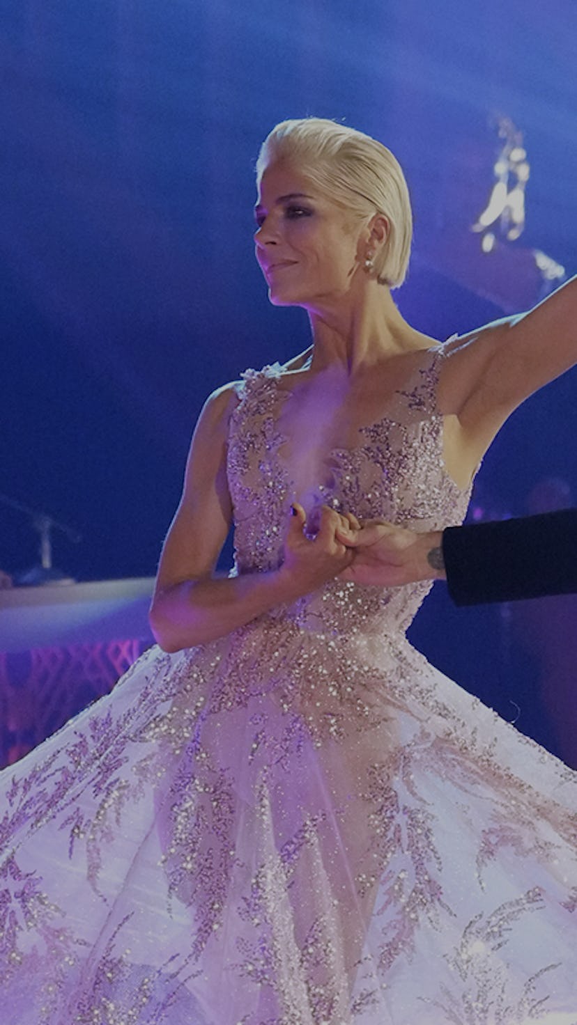 Selma Blair and Sasha Farber perform on 'Dancing with the Stars'