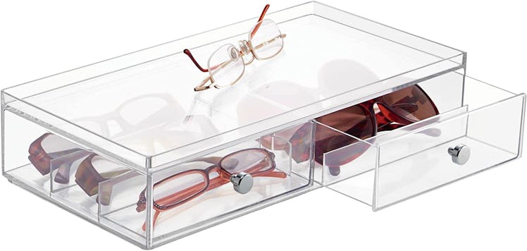 mDesign Plastic Eye Glass Organizer