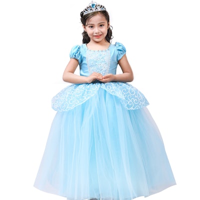 Princess Cinderella Costume Girls Dress Up With Accessories