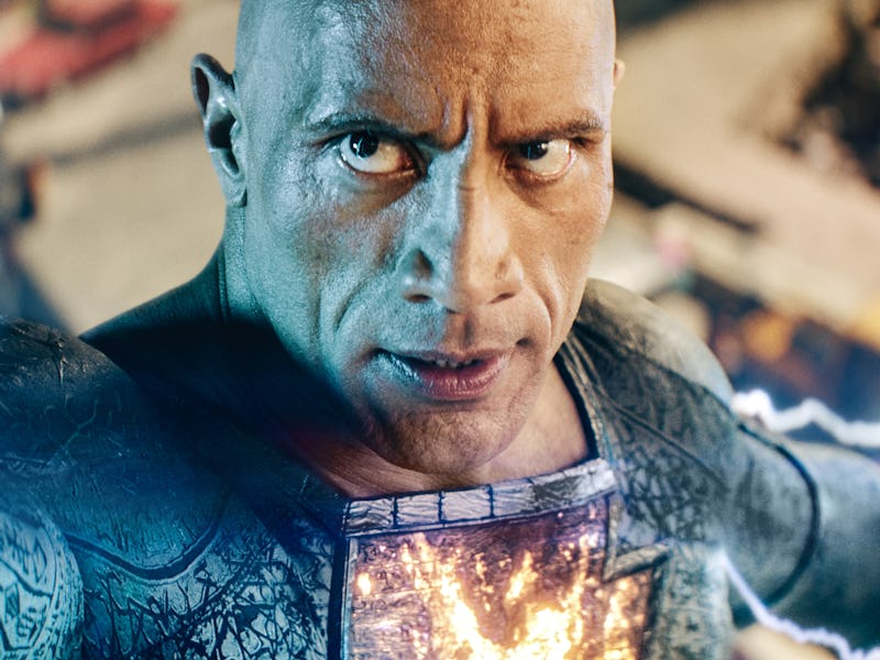 Dwayne Johnson in the new movie Black Adam