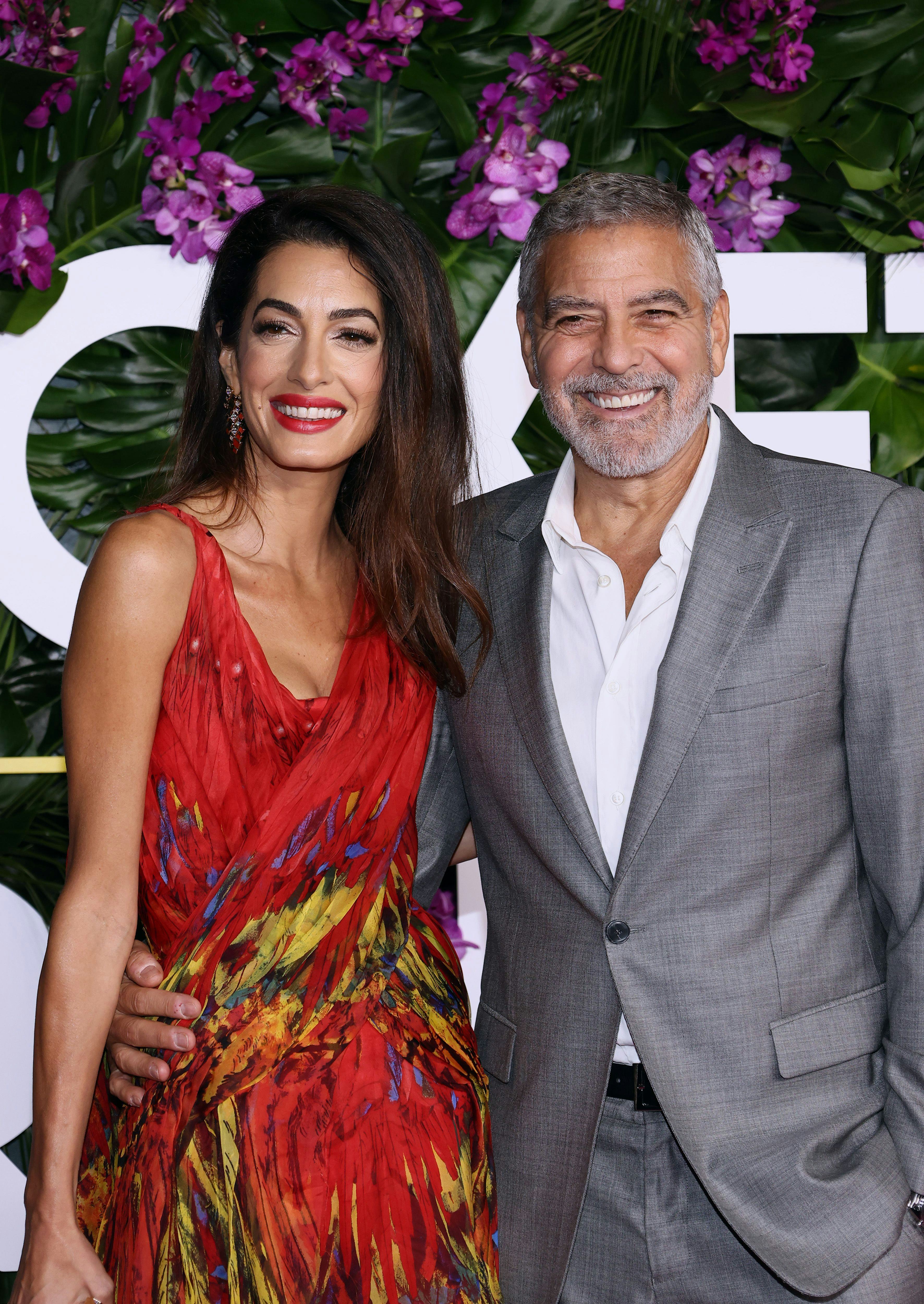 Amal clooney red clearance dress