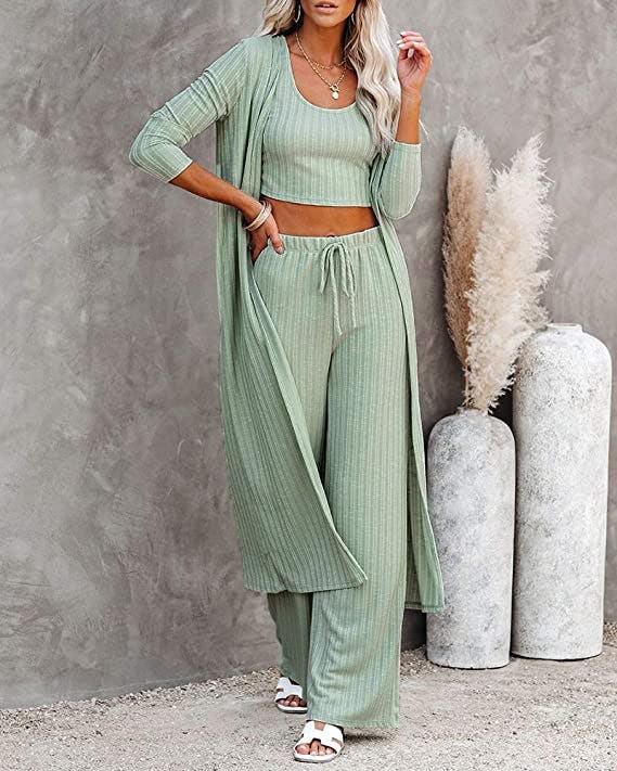 Fessceruna Knit Loungewear Set (3 Pieces)