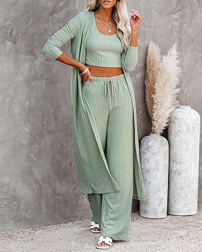 Fessceruna Knit Loungewear Set (3 Pieces)