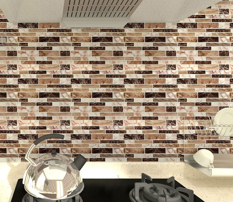 LONGKING Peel and Stick Tile Backsplash