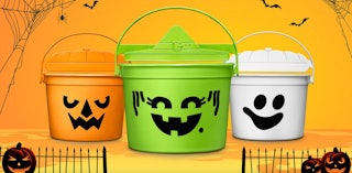 McDonald's Halloween Happy Meal pails are back, starting today and through October 31. 