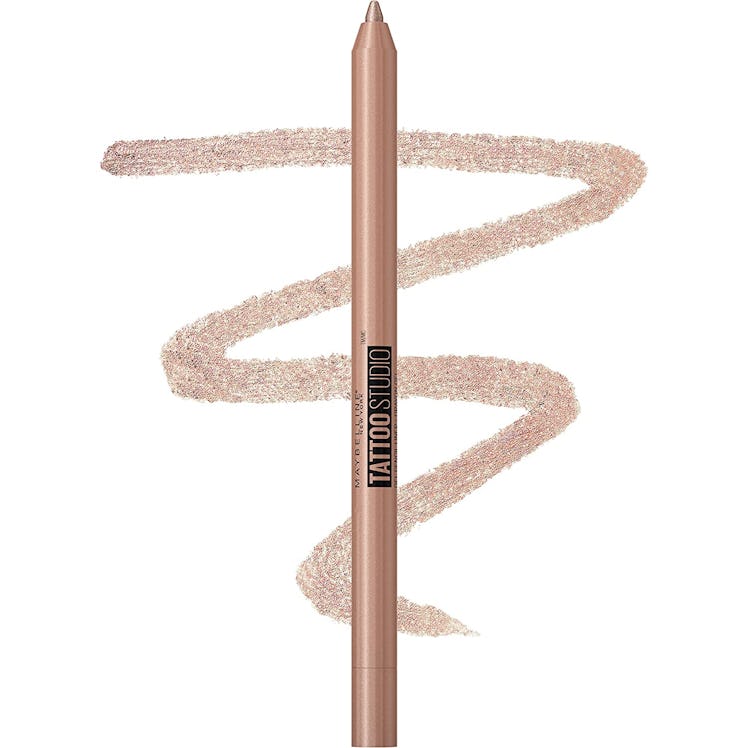 maybelline tattoostudio sharpenable gel pencil longwear eyeliner is the best shimmer nude eyeliner