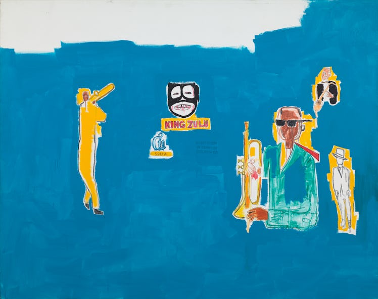 Jean-Michel Basquiat (1960-1988), King Zulu, 1986. MACBA Collection, Barcelona, Government of Catalo...