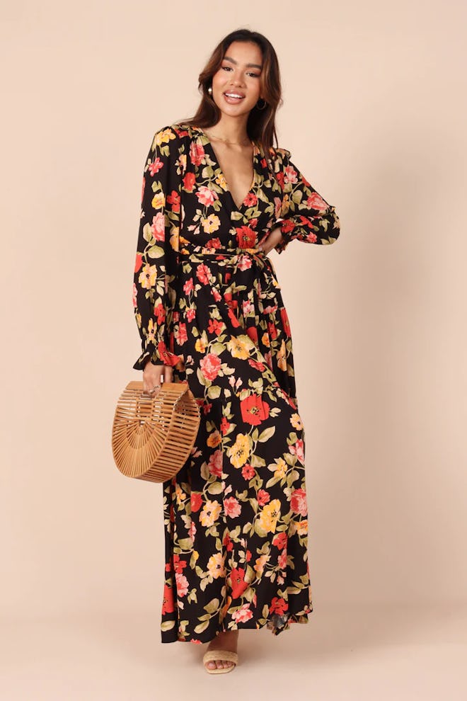 thanksgiving outfit maxi dress