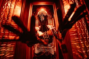Interactive item inside of the American Horror Story Boutique in NYC.