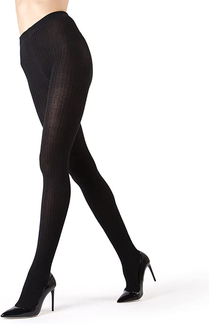 MeMoi Boston Ribbed Sweater Tights