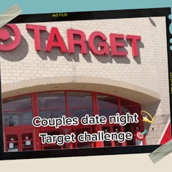 How to have a low-key date night at home with the TikTok-viral Target challenge.