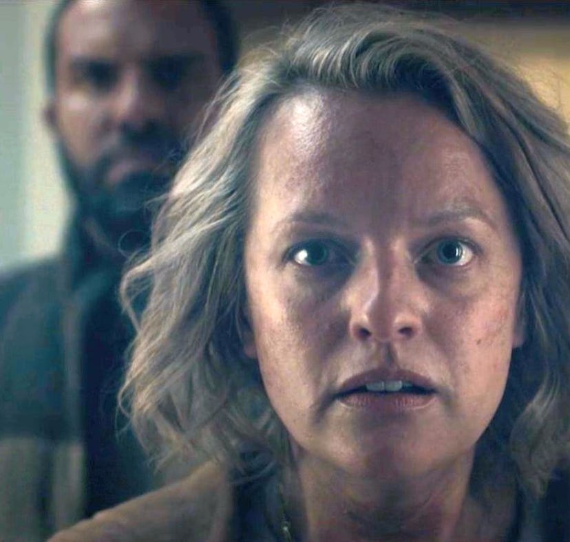 Luke (O-T Fagbenle) and June (Elisabeth Moss) in 'The Handmaid's Tale'