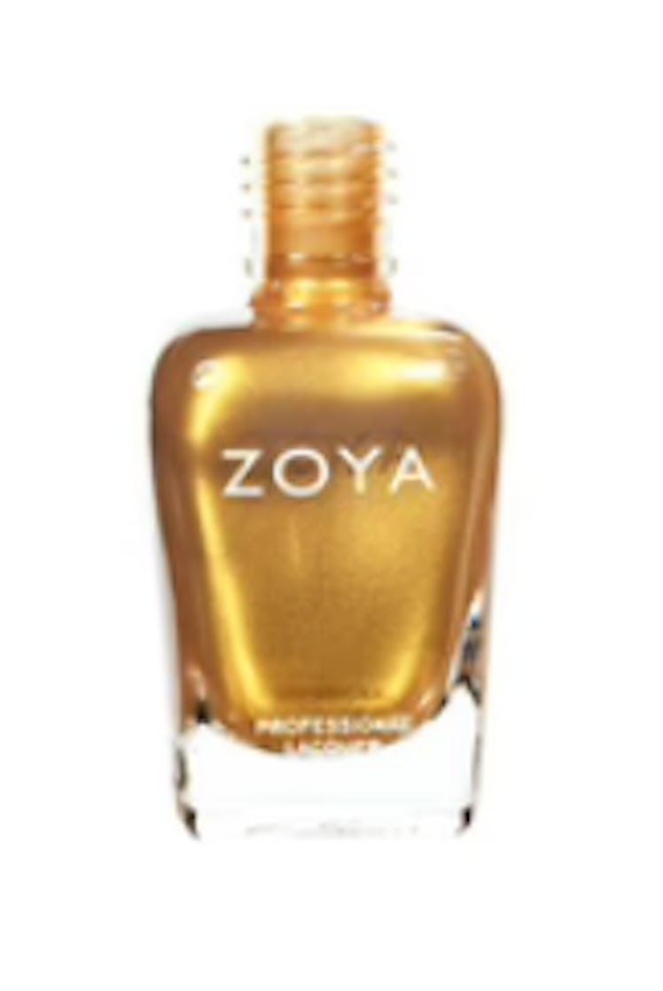 Zoya Goldie for fall 2022 nails