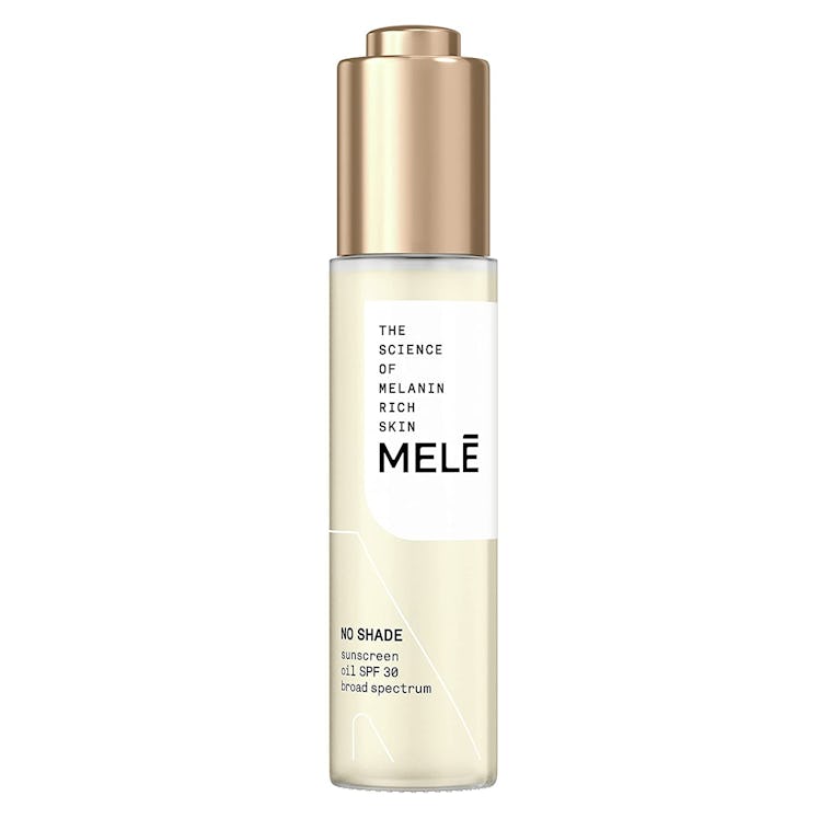 MELE No Shade Sunscreen Oil is the best face oil for dry skin.