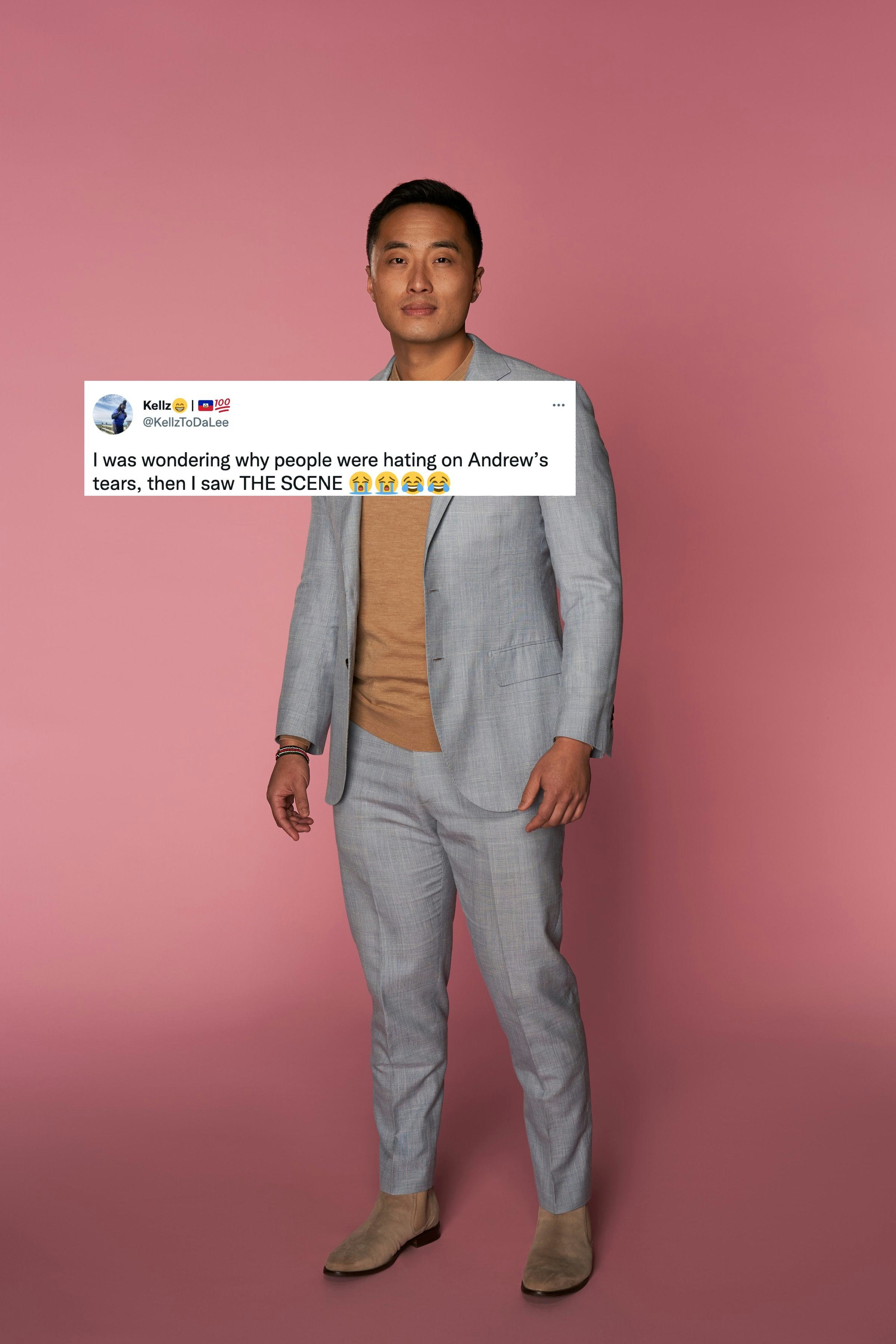 Memes & Tweets About Andrew's Eye Drops On 'Love Is Blind'