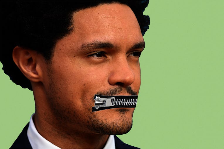 South African comedian Trevor Noah arrives for the 74th Emmy Awards at the Microsoft Theater in Los ...