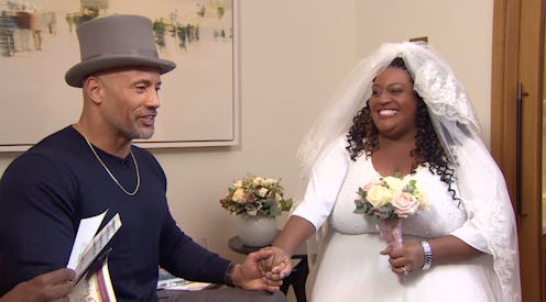 Dwayne "The Rock" Johnson and Alison Hammond on ITV's 'This Morning'