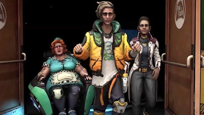 Three characters from New Tales from the Borderlands