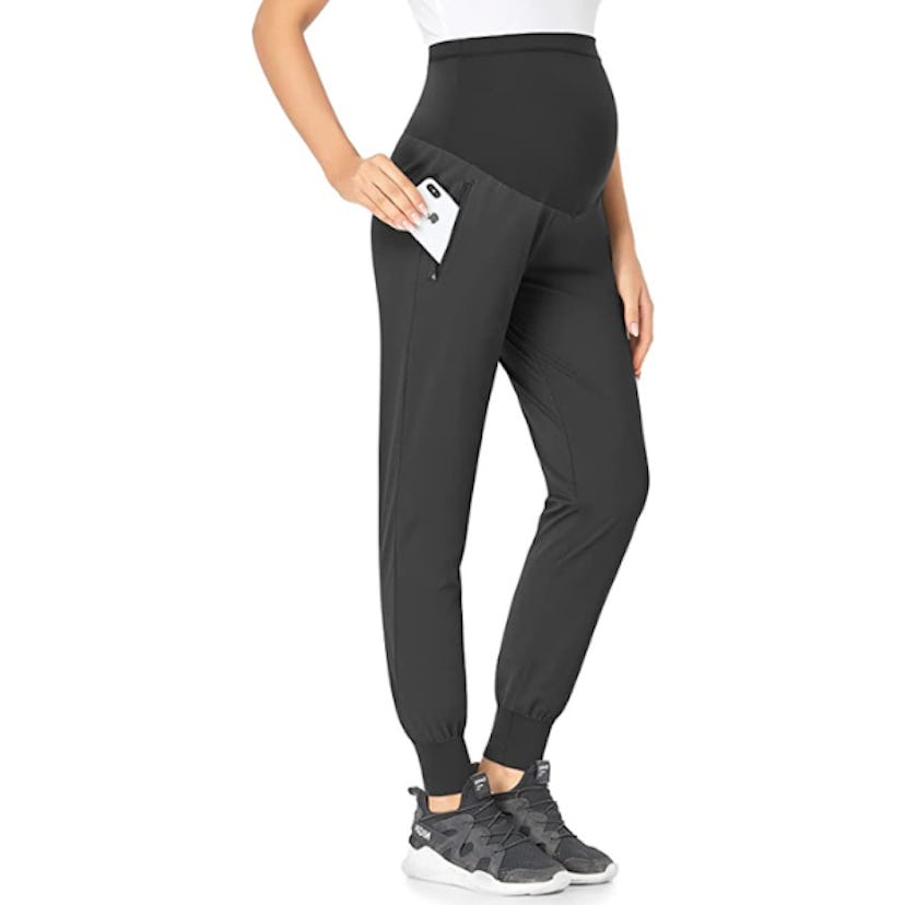 POSHGLAM Maternity Quick-Dry Joggers