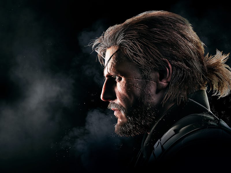 Solid Snake looking into the distance