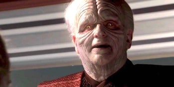 Palpatine in 'Revenge of the Sith'.