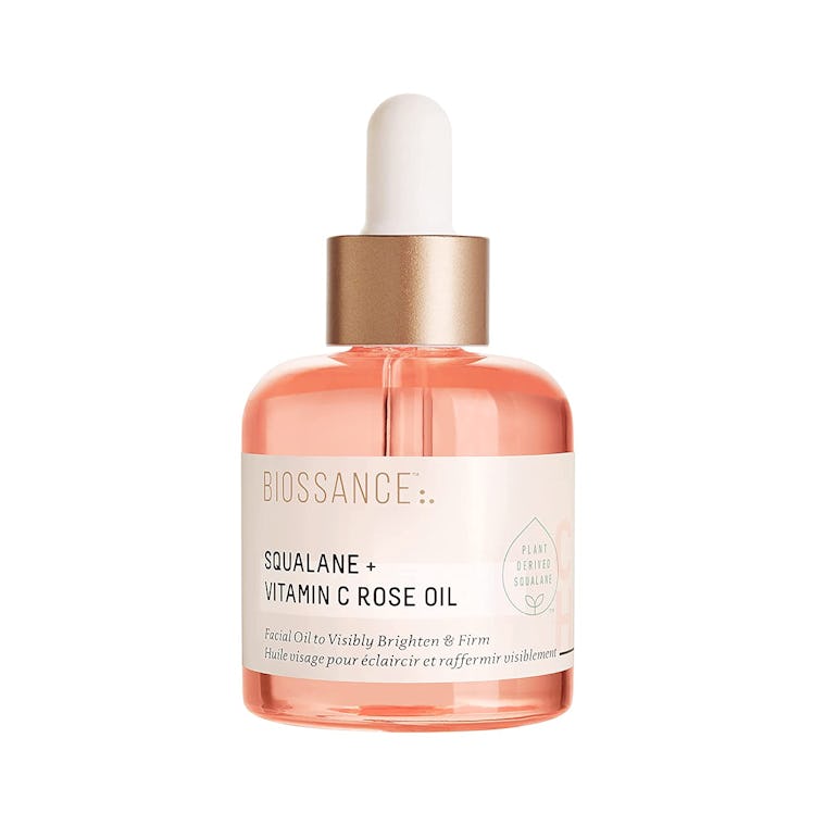 Biossance Squalane + Vitamin C Rose Oil is the best face oil for dry skin.