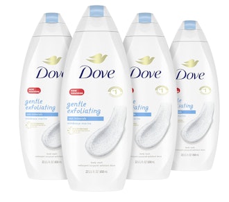 Dove Gentle Exfoliating Body Wash (4-Pack)