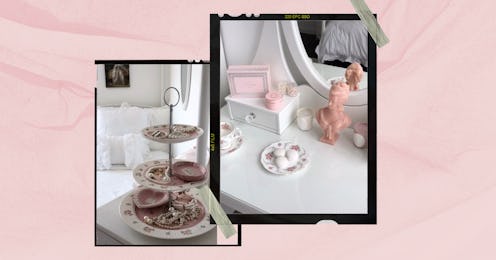 The shabby chic home decor aesthetic is all about vintage items, delicate details, and pastel trinke...