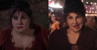 Kathy Najimy plays Mary Sanderson in Hocus Pocus 2, and the side of her smile has changed. Here's wh...