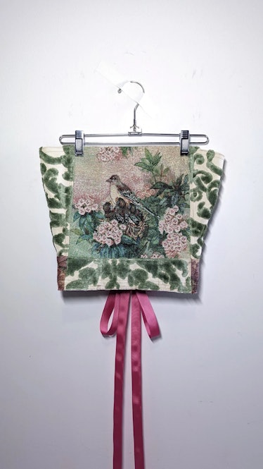 Bird Nest Tapestry Corset - Size 6-8