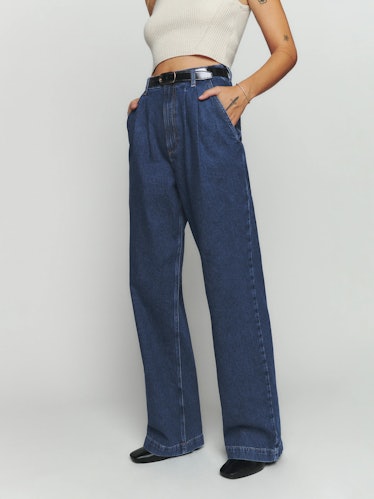 Reformation baggy trouser jeans