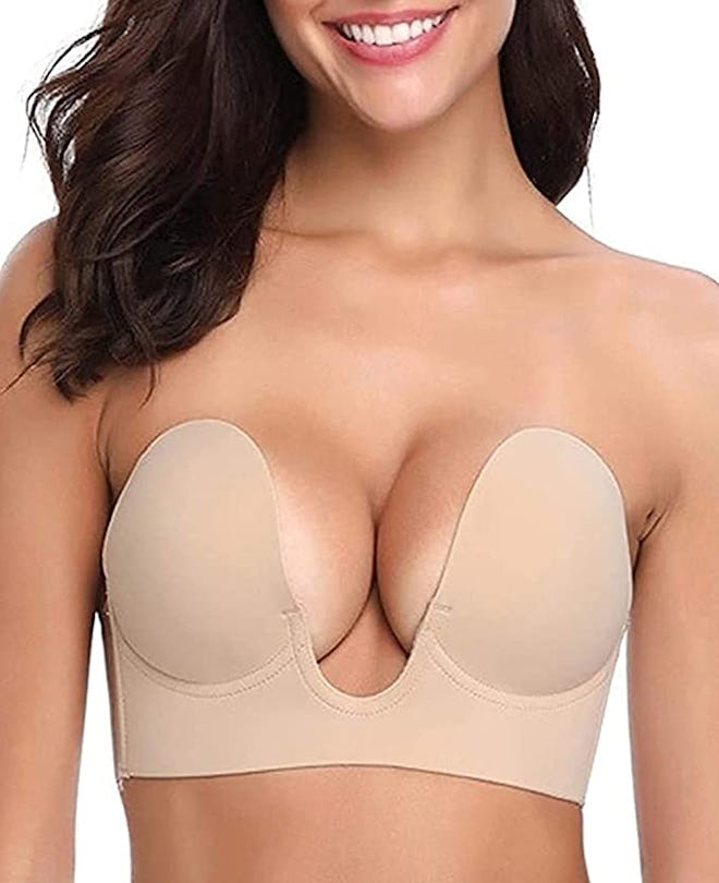 Bontierie Push-Up Sticky Plunge Bra