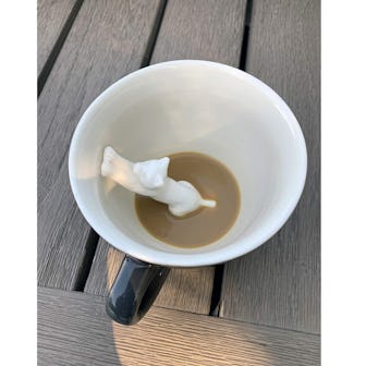 creature cups Ceramic Cat Stretch Cup