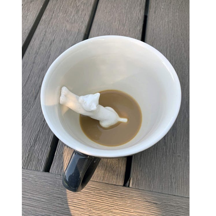 creature cups Ceramic Cat Stretch Cup